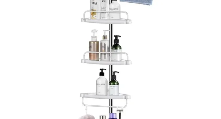 منظم زاوية يتكون من 4 رفوف لحمل الاغراض عرض 2 جيد