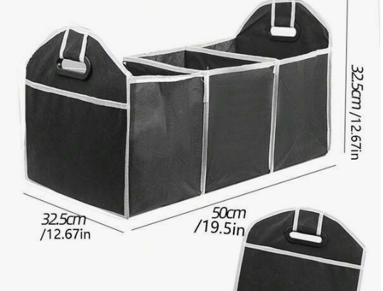 منظم لشنطة السيارة ليه يدين عشان تقدر تشيله من شنطة