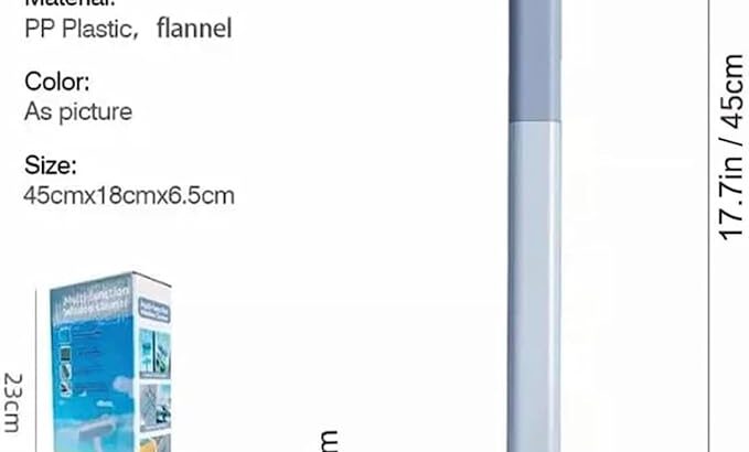 منظف النوافذ السحرى3فى1 منظف عرض قطعتين النوافذ