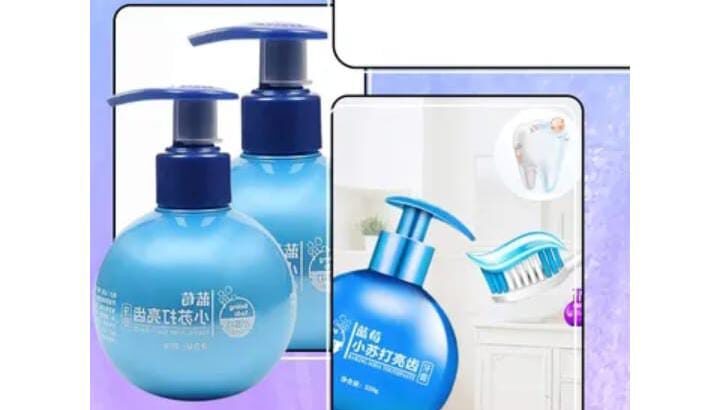 عرض 2 قطعه Baking Soda Whitening Toothpaste ممتاز.