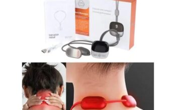 مدلك الرقبة و الكتف مدلك لاسلكي Neck Massager LED