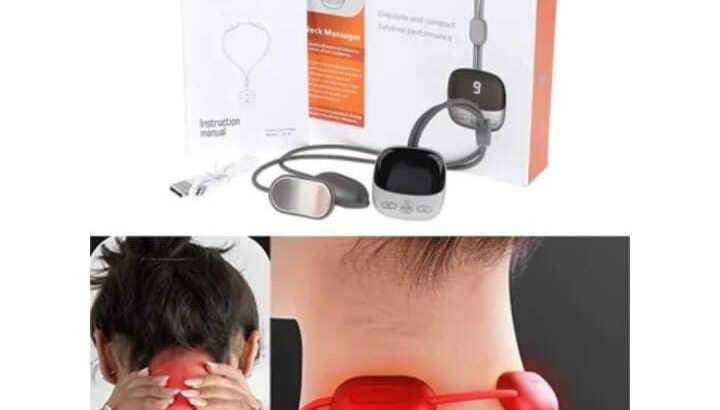 مدلك الرقبة و الكتف مدلك لاسلكي Neck Massager LED