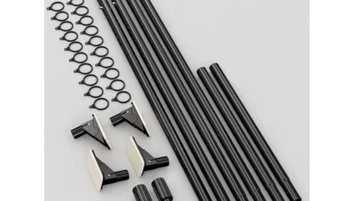 منظم ملابس متعدد المقاسات طزل قابل للتعديل عملية..