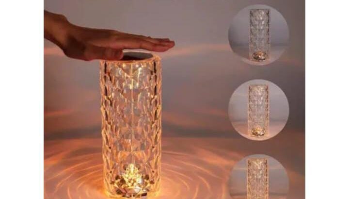 Crystal Diamond Lampمصباح كريستال الماس انيقة جدا.