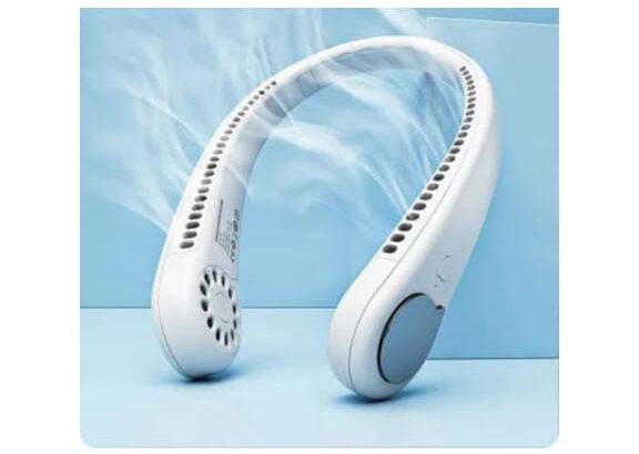 مروحة عنق محمولة Portable Neck Fan قابلة للتعديل