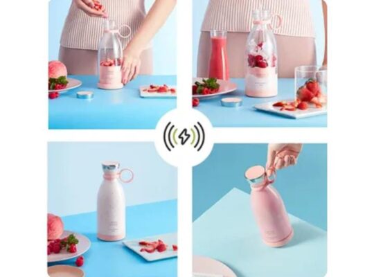 Portable Wireless Charging Blender عصارة محمولة ..