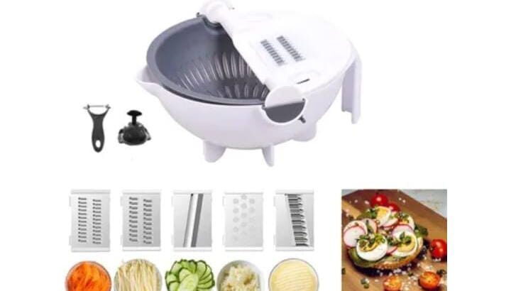 in 1 Multifunction Magic Rotate 9 Vegetable Cutter