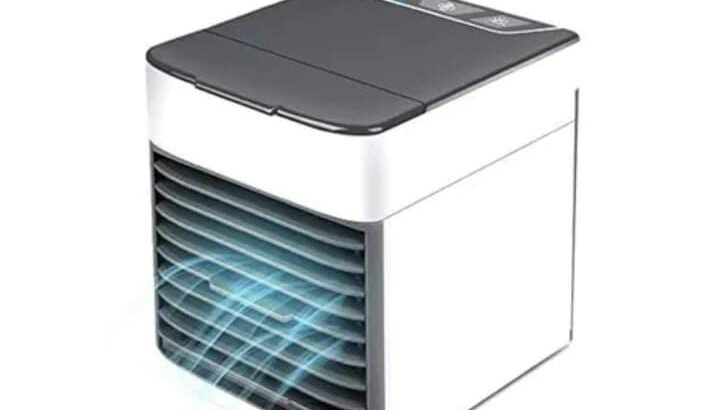USB Air Conditioning Fan LED Portable Air Cooler