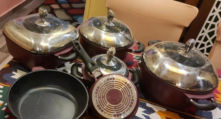 طقم حلل المانى ماركة ارسينا 10 قطع عملى جدا وممتاز