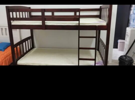 For sell brand new single size wood 🪵 double bed