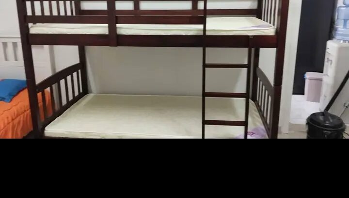 For sell brand new single size wood 🪵 double bed