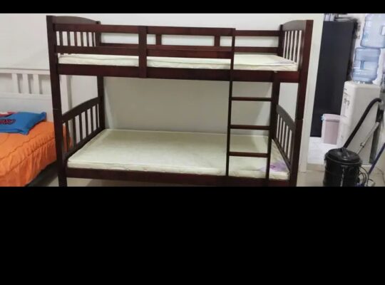 For sell brand new single size wood 🪵 double bed