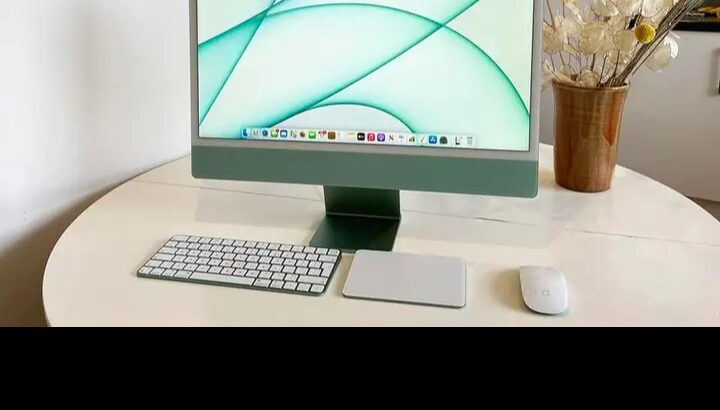 iMac 24 بوصة M1 8/256Gb أخضر صندوق كامل سنة