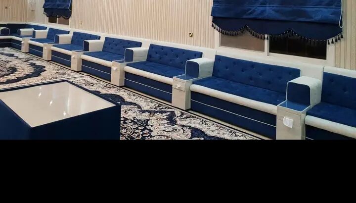 صناعة طقم مجلس او كنب جديد بالشكل المطلوب والجوده