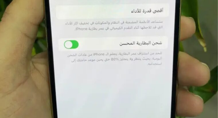 آيفون 13 برو ماكس 256 جيجابايت الحالة ممتازه جدا .