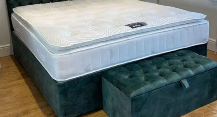 سرير بطول King Size منخفض الملمس مع ممتاز جدا .