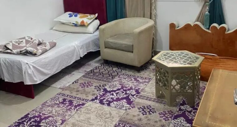 للايجار الشهري المفروش عجمان غرفتين وصاله مع بلكون