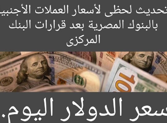 أسعار العملات الأجنبية بالبنوك المصرية بعد القرار