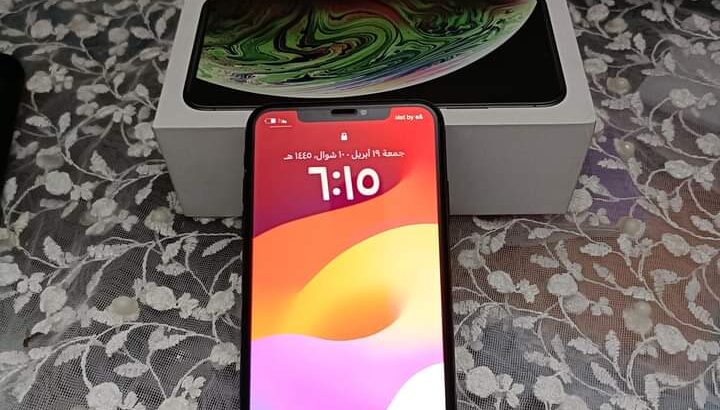 موبايلات مستعملة للبيع iPhone x s max الجهاز ممتاز