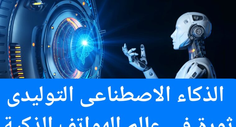 الذكاء الاصطناعي التوليدى ثورة في عالم الهواتف الذكية