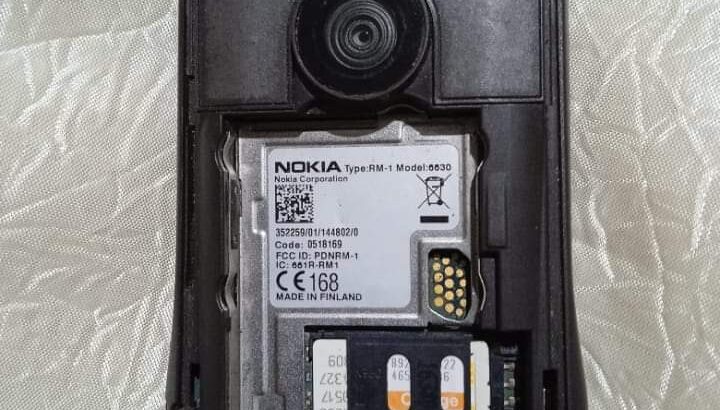 جهاز نوكيا 6630 بحالة الزيرو من النوادر