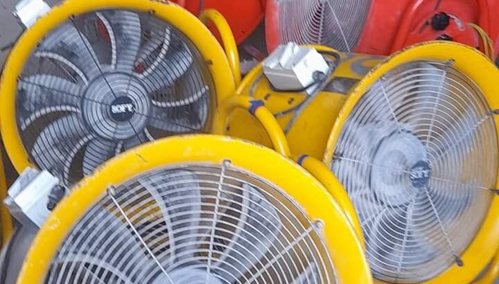 سقالات المنيوم للبيع جديد ومستعمل ومراوح هواء