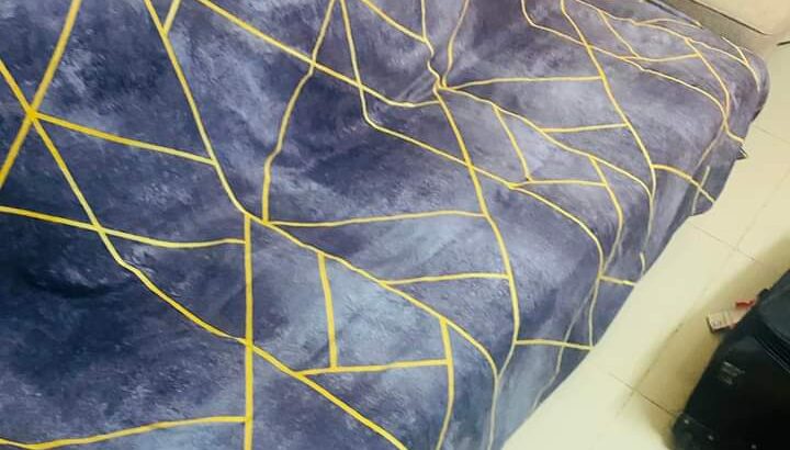 أريكة سرير للبيع شبه جديدة ممتازه