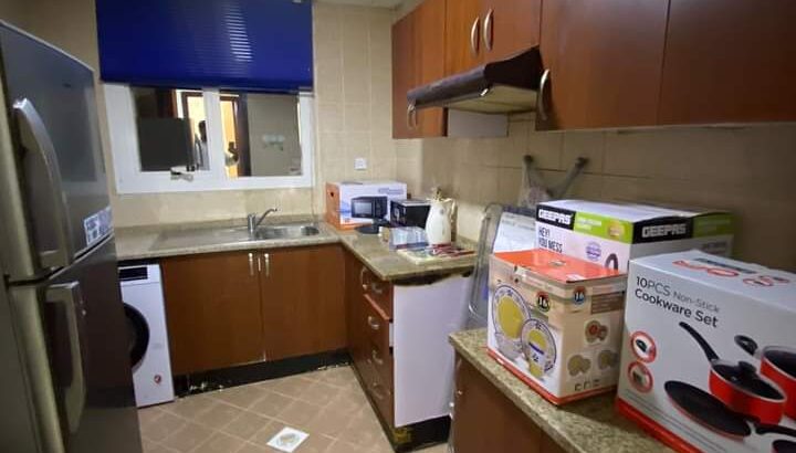 غرفتين للايجار الشهري بعجمان بالجاردن سيتي