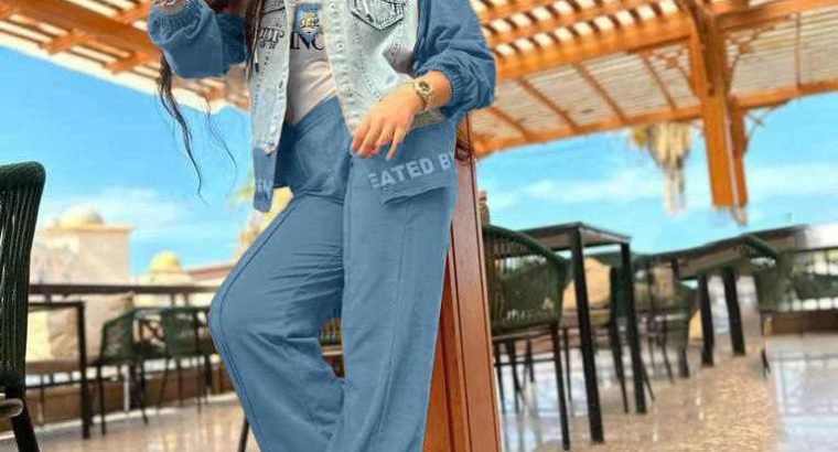 كولكشين ترينج بناتي محير 3 قطع  جاكت ميلتون ف